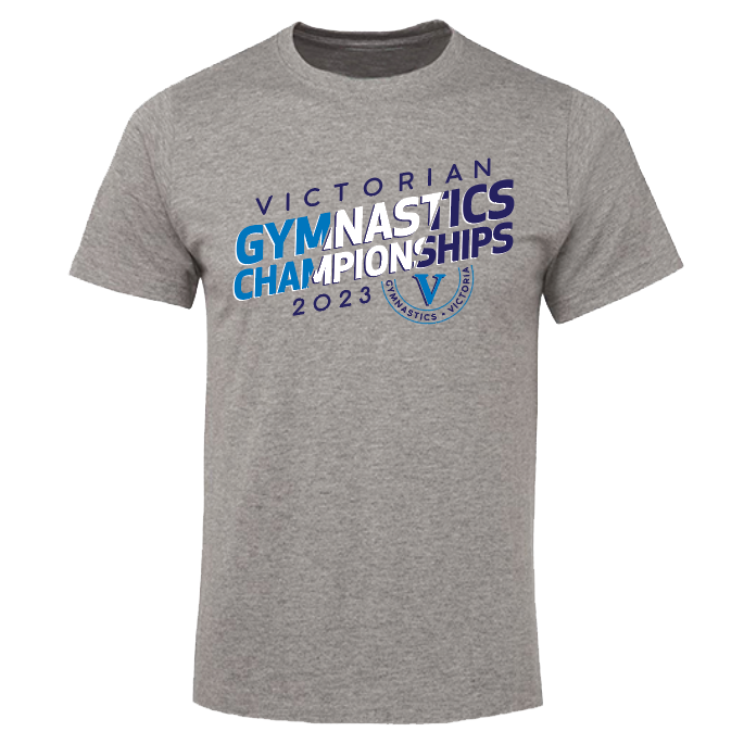 2023 GYM VIC Tee Grey (Mens/Kids)