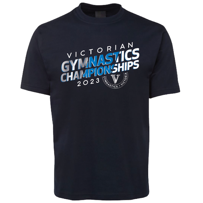 2023 GYM VIC Tee Navy (Mens/Kids)