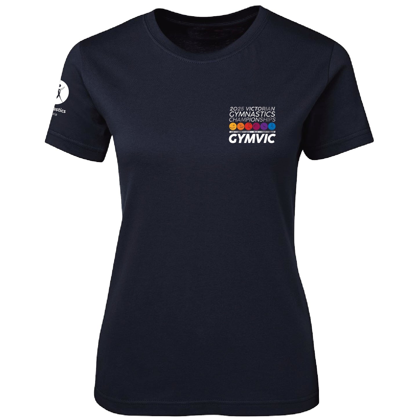2025 GYM VIC Ladies T-Shirt [nvy]