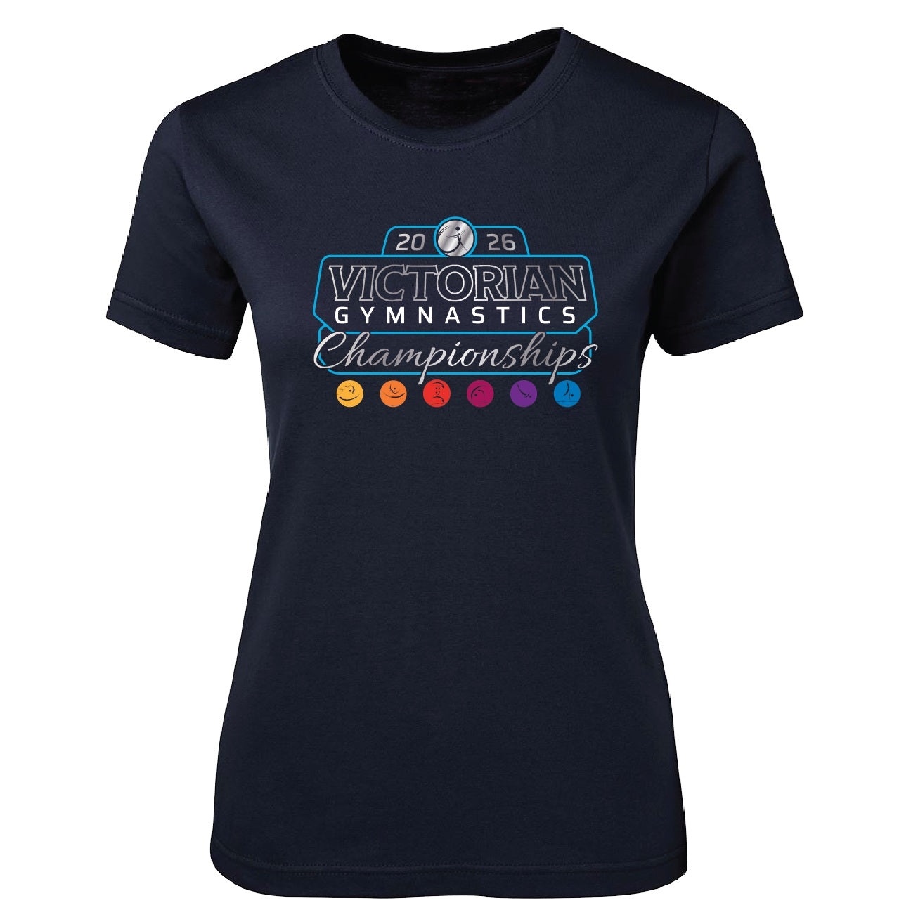 2026 GYM VIC Ladies T-Shirt [nvy]